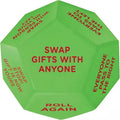 Green Multi-Sided Gift Exchange Party Dice