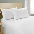 White Cotton Bed Sheet Set with Pillowcases