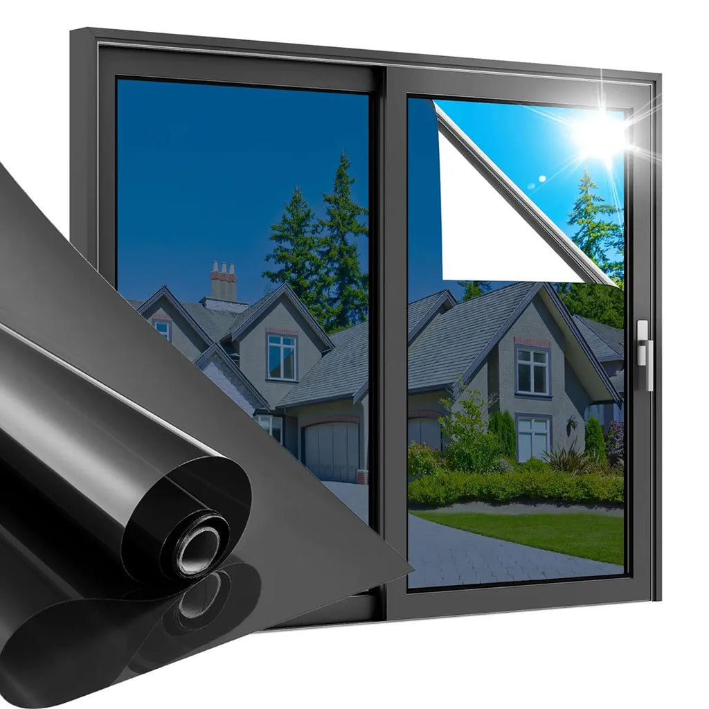 Black Mirrored Window Film Roll for Glass
