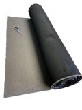 Black Stretch Suede Fabric Roll with Foam Backing