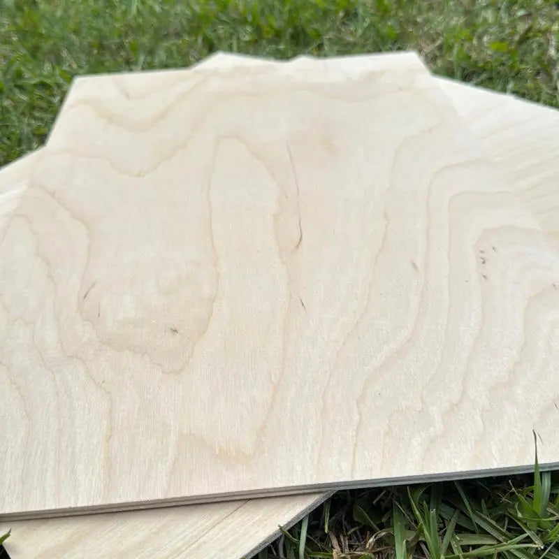 Light Birch Plywood Sheets Pack for Crafts